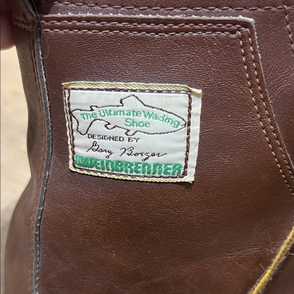 Weinbrenner The Ultimate Wading Shoe Rugged Brown Leather Men's Boots - Picture 2 of 6